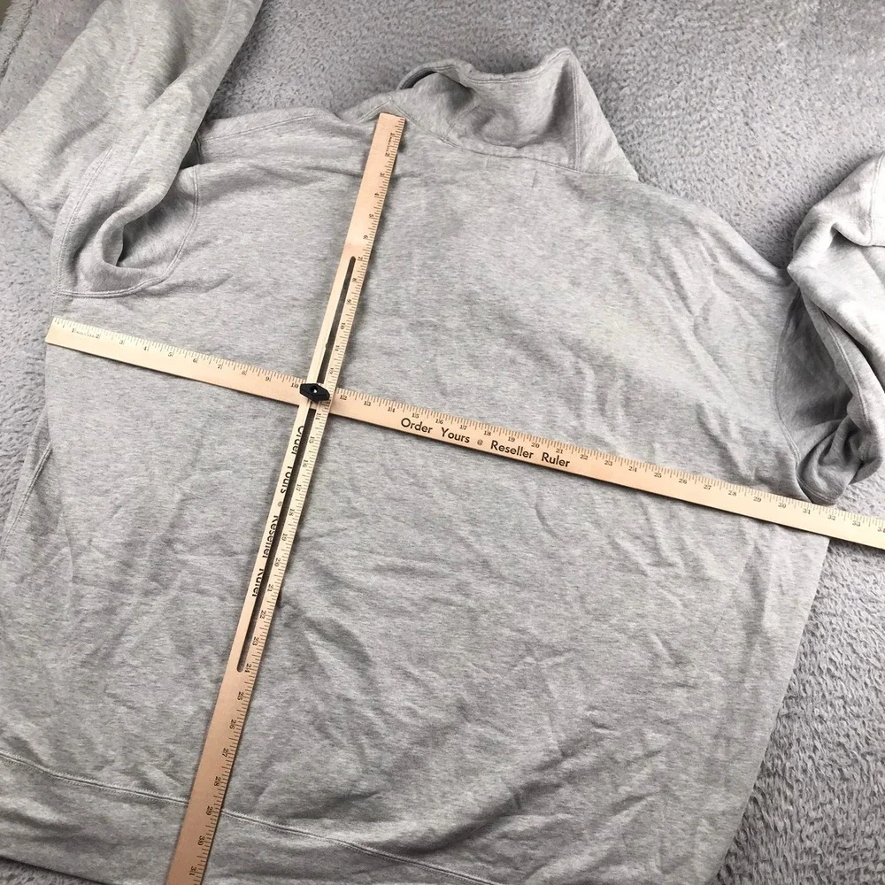 Polo Ralph Lauren Pullover Mens 4XLT Gray Shawl Collar Elbow Patches Sweatshirt